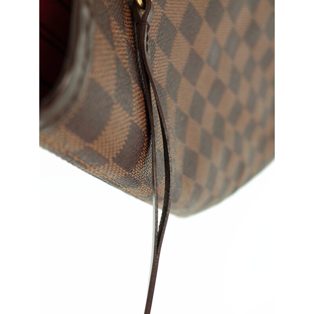 Louis Vuitton Damier Ebene Brown Neverfull Tote Bag - Picture 7 of 8